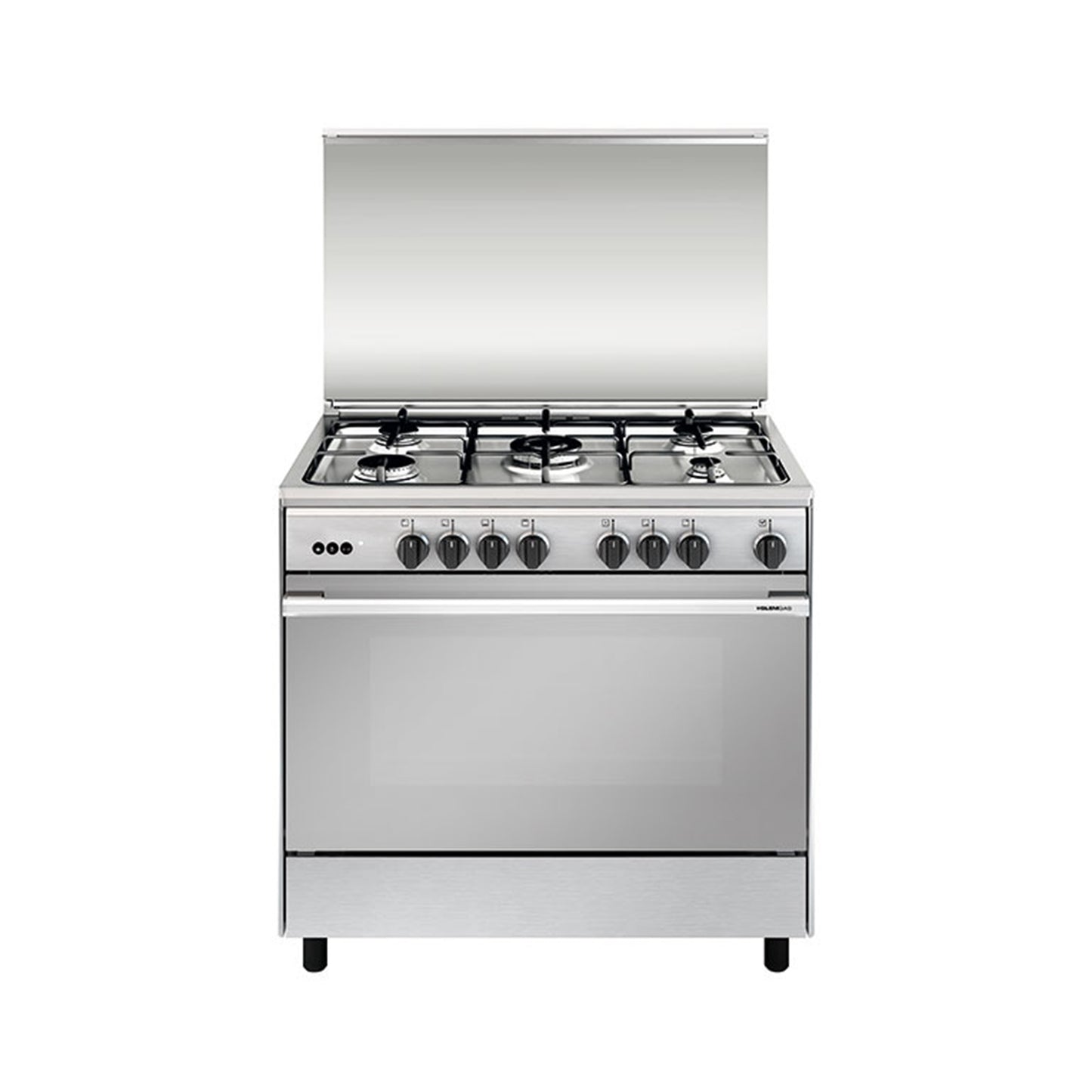 G.GAS Cooker Wide 80Cm 5 Gas Ignition Font Inox