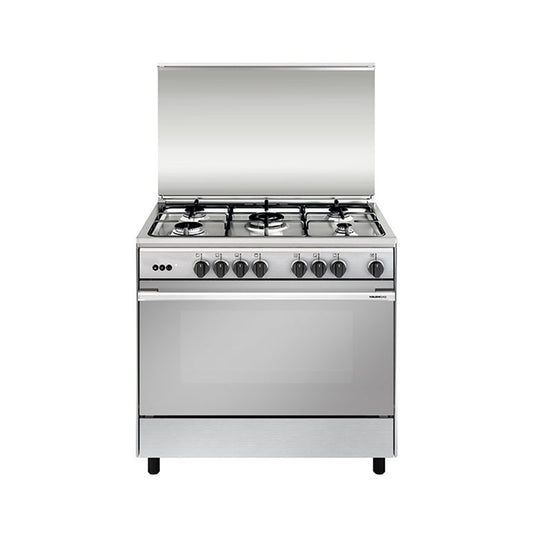 G.GAS Cooker Wide 80Cm 5 Gas Ignition Font Inox