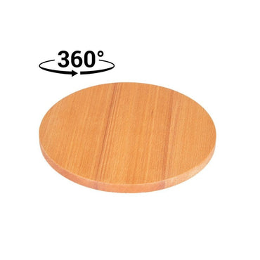 REVOLVING PLATE - 20 CM WOOD