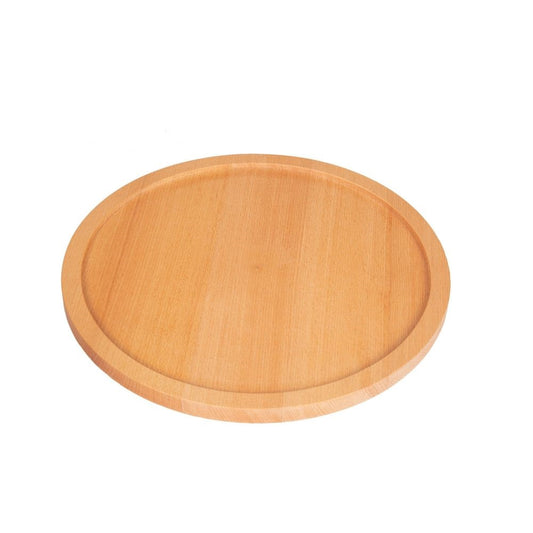 REVOLVING PLATE WOOD - 30 CM