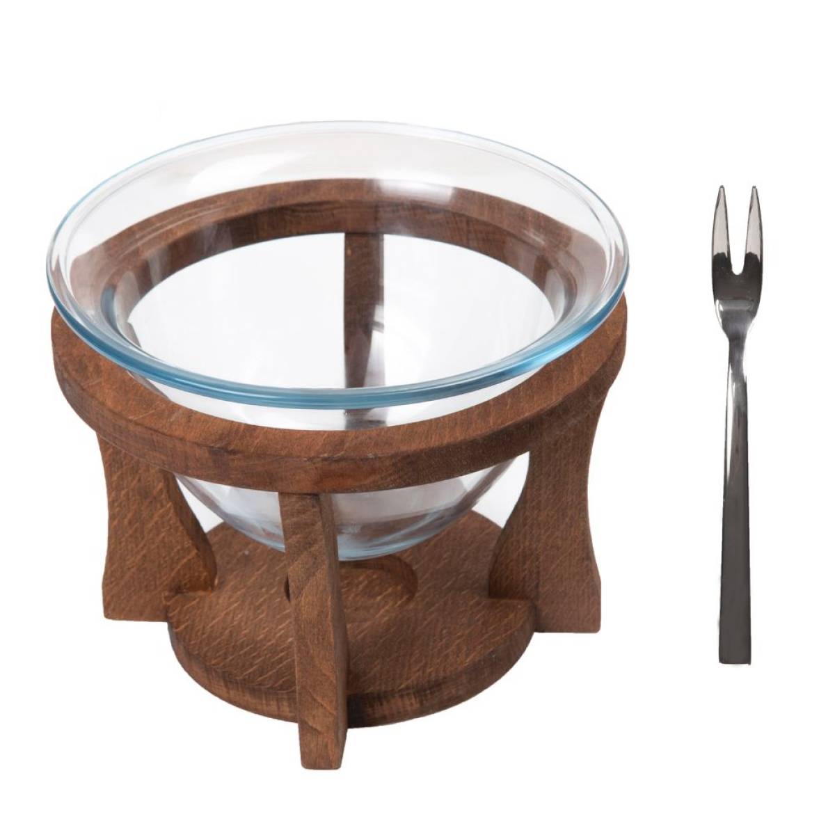 FONDUE SET WOOD