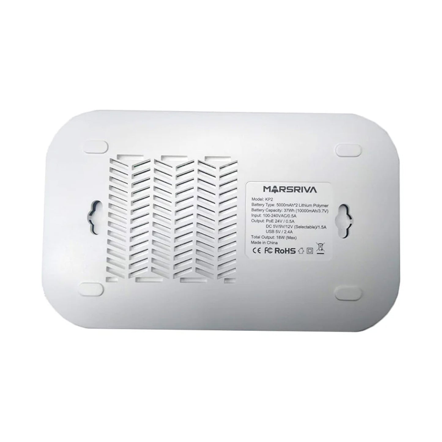 MARSRIVA SMART MINI DC UPS 18W - 10000 mAh - White