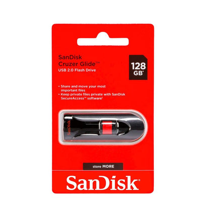 SANDISK 128GB CRUZER GLIDE 3.0 FLASH DRIVE