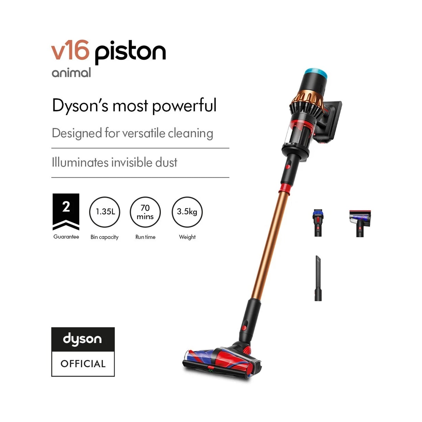 Dyson Vacuum Cleaner Stick Cordless  315 AW  Up to 70 minute
