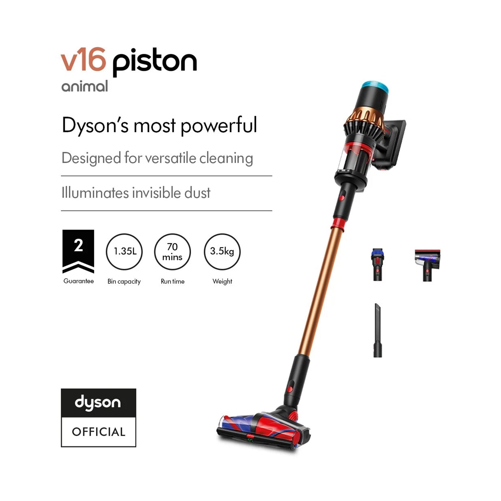 Dyson Vacuum Cleaner Stick Cordless  315 AW  Up to 70 minute