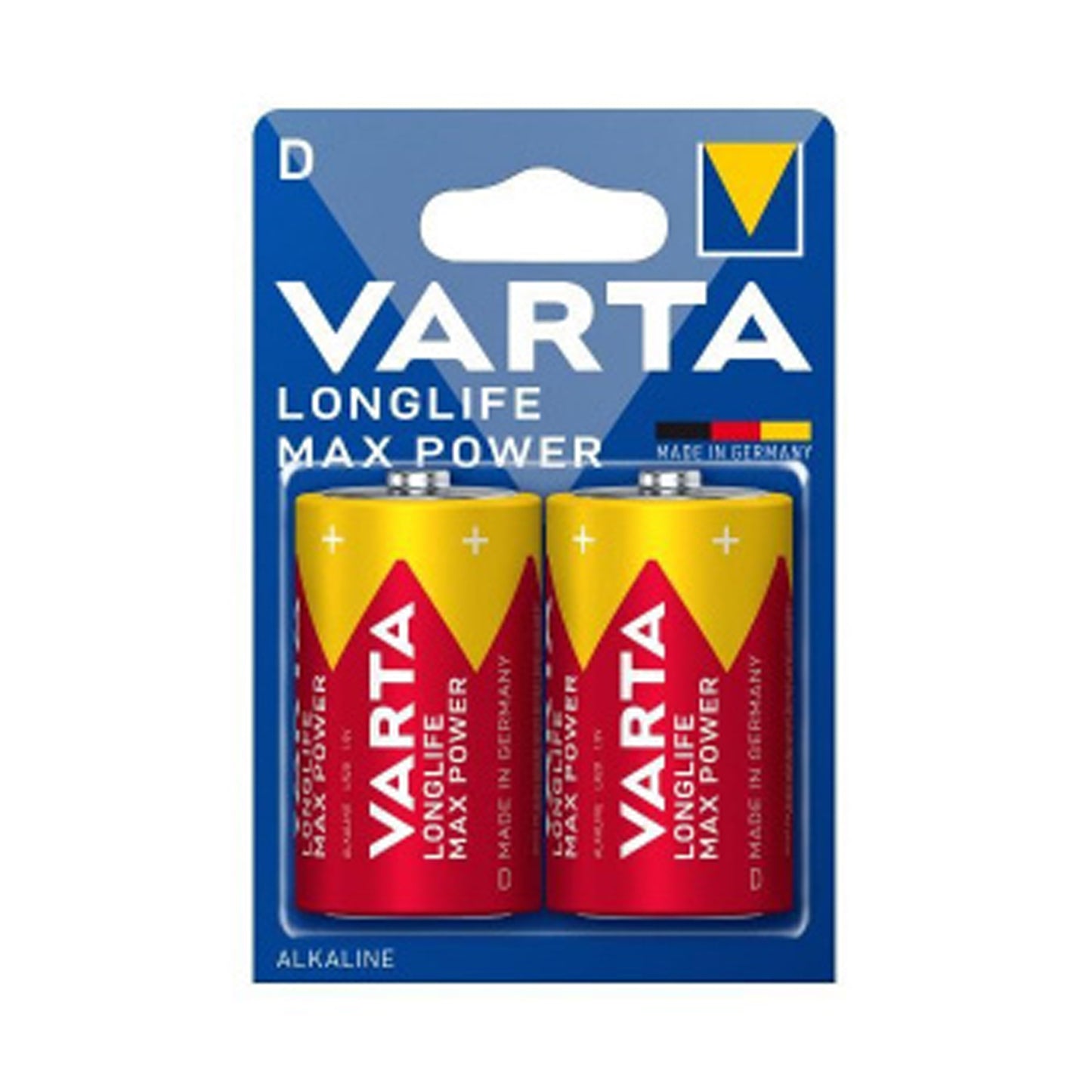 VARTA BATTERY BLISTER 2 ALKALINE ENERGY R20 D