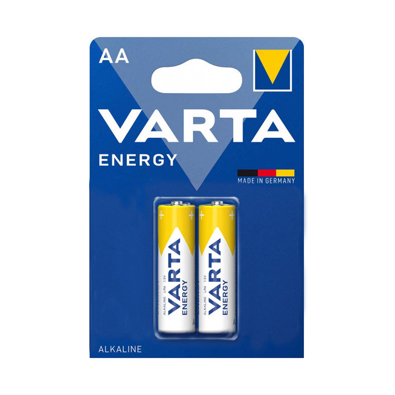 VARTA BATTERY ALKALINE ENERGY AA PACK OF 2 PCS