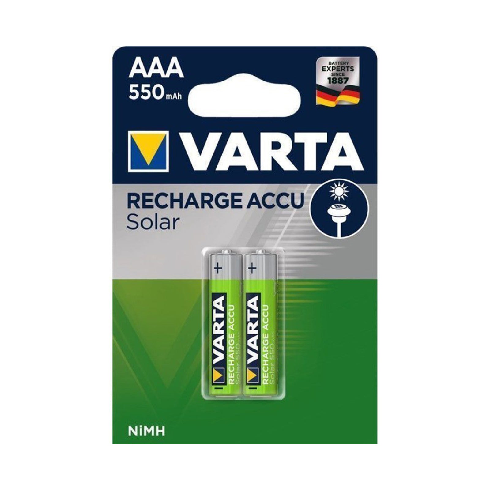 VARTA RECHARGEABLE ACCUS PHONE AAA BATTERY 550mAh 2PCS