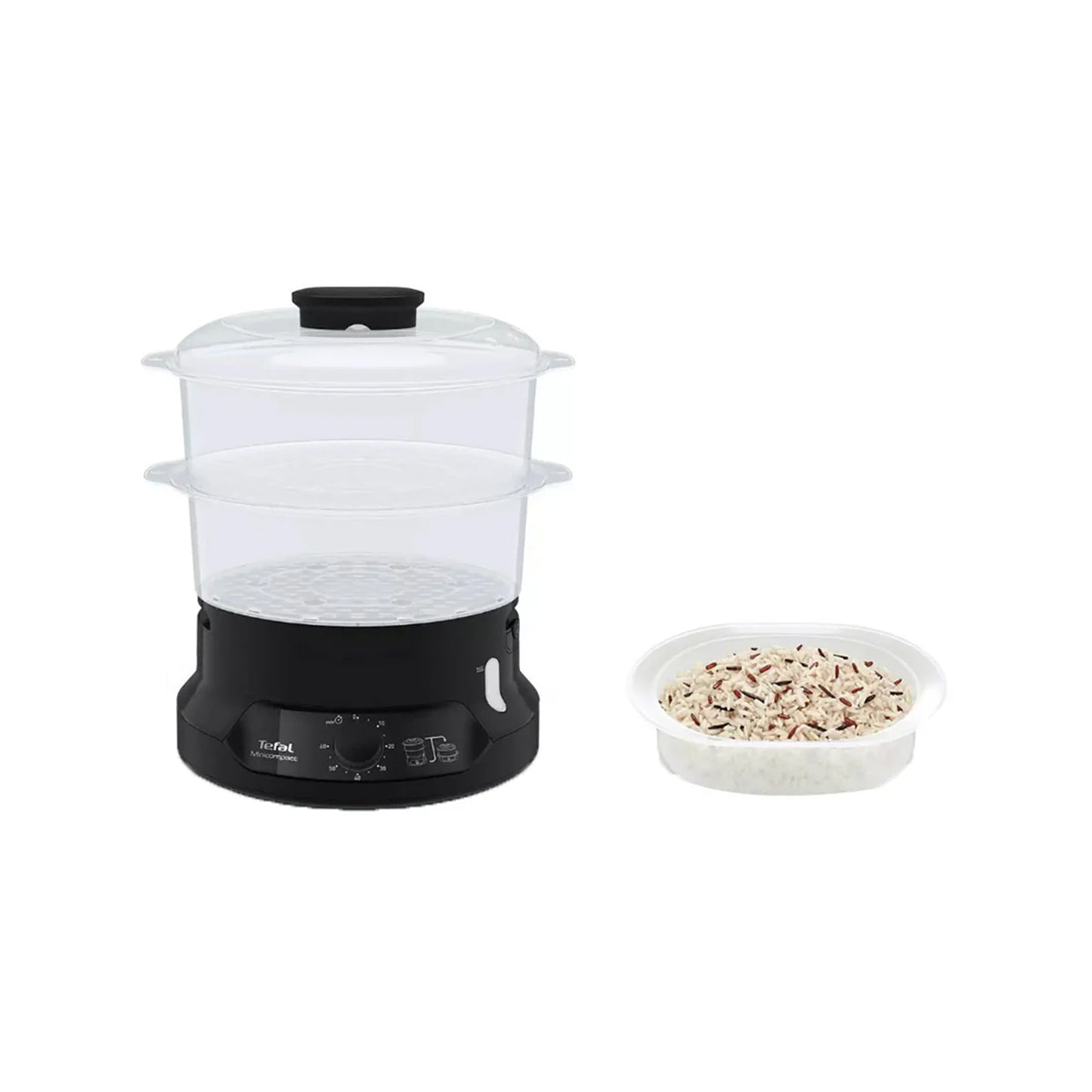 Tefal Food Steamer Mini Compact Black