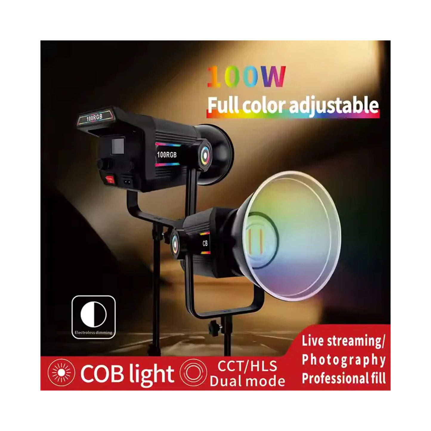 Venus RGB Light 100W Photography Light