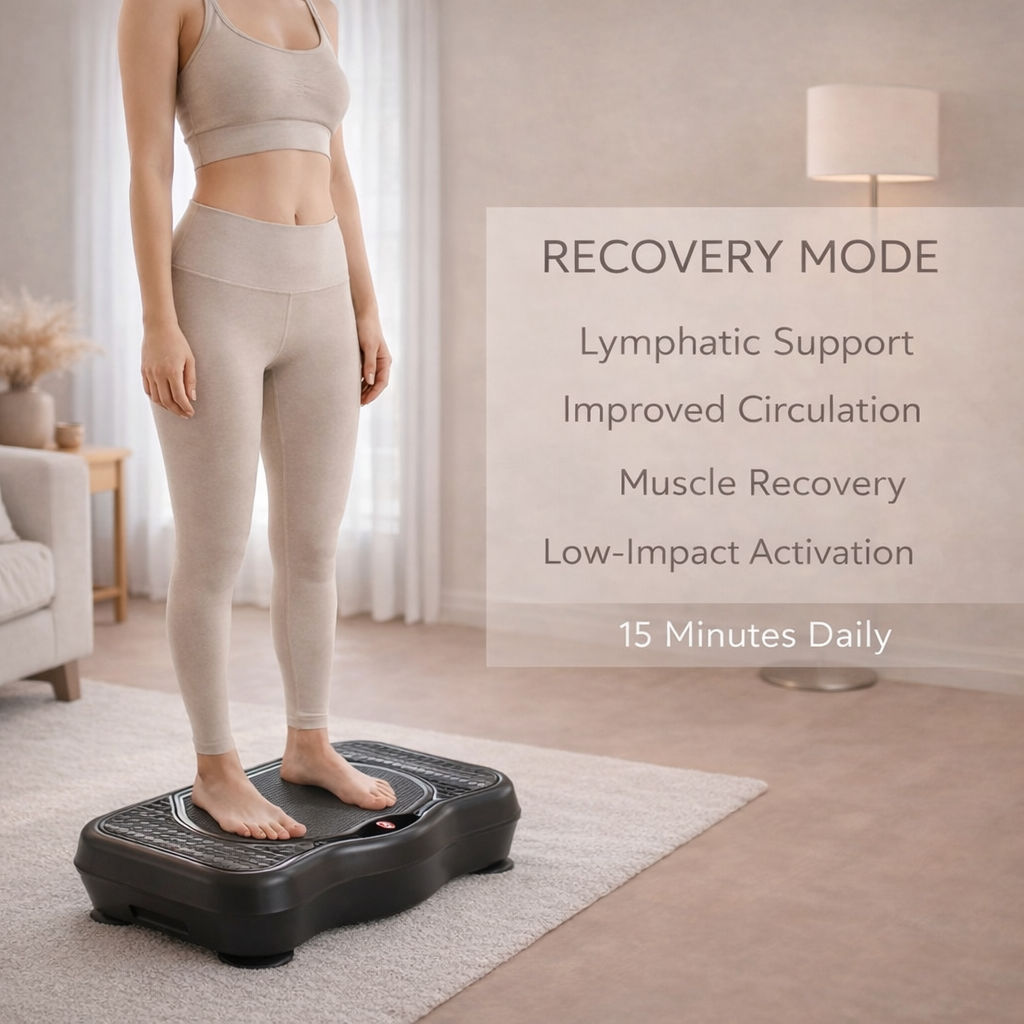 Vibration Plate With Remote, Bluetooth & LED