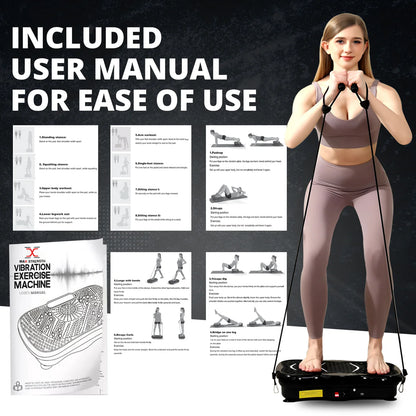 Full Body Vibration Plate With Remote, Bluetooth & LED CHN