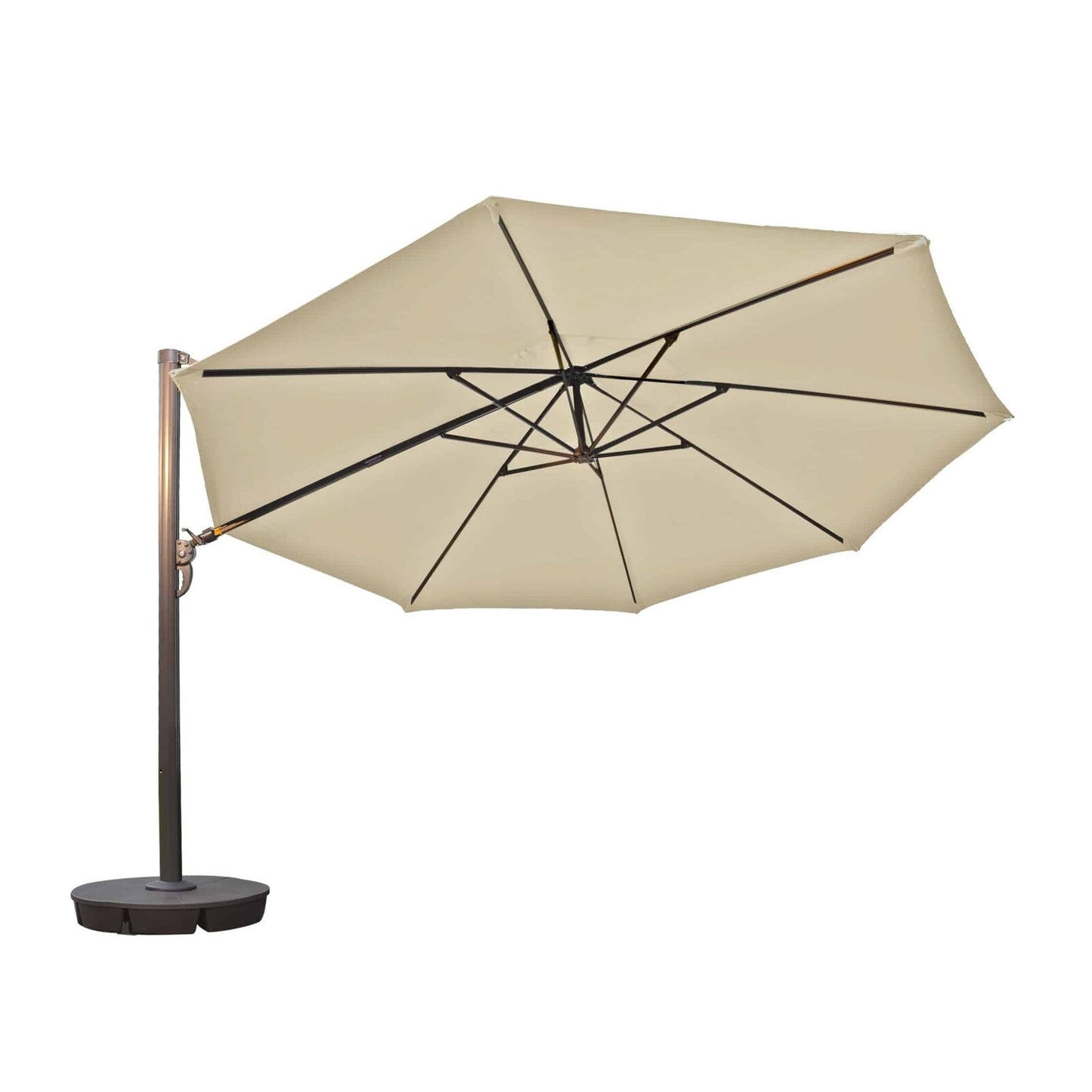 Elegant Outdoor Victoria Beige Umbrella 3X4M