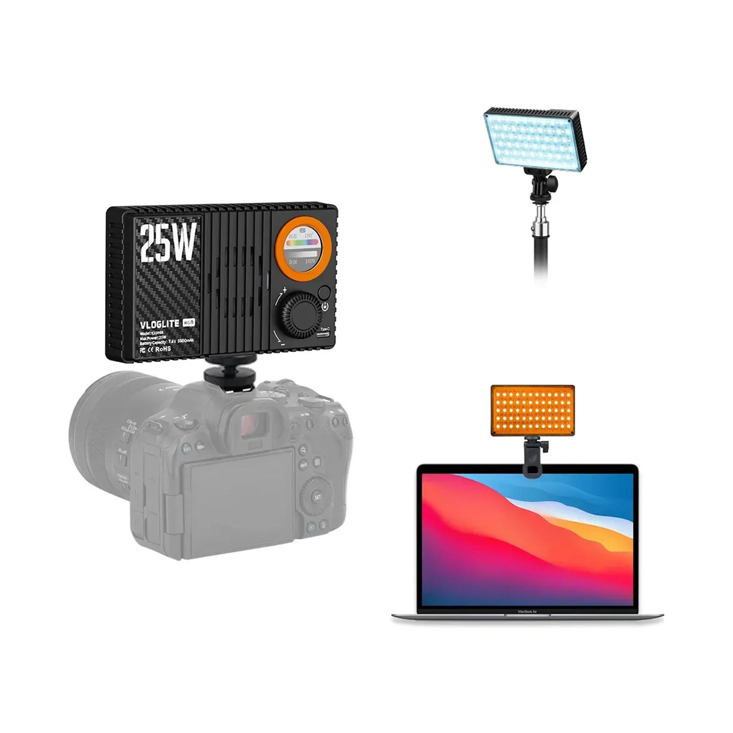 Vloglite Pocket Video Light 25W