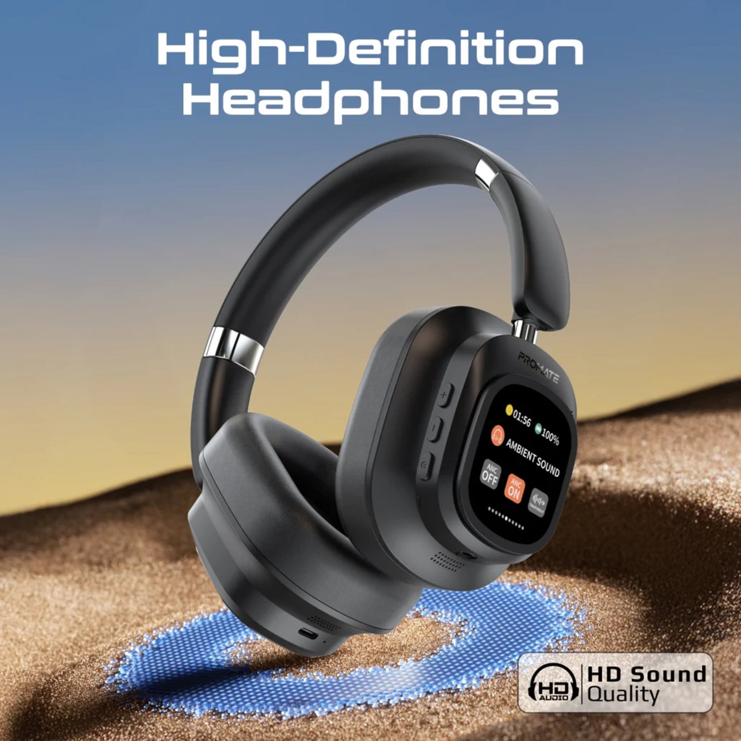 High-Definition Hybrid ANC, Magnetic LCD Touch Screen