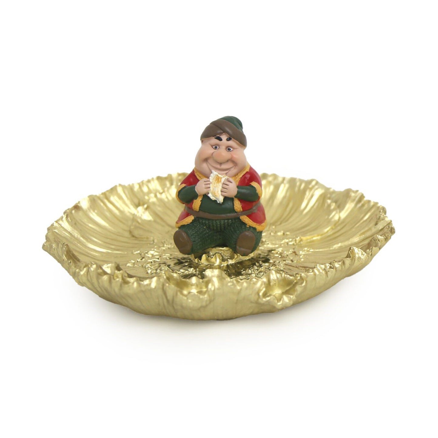 Old Fananees Man Sitting on Crambled Tray W55878