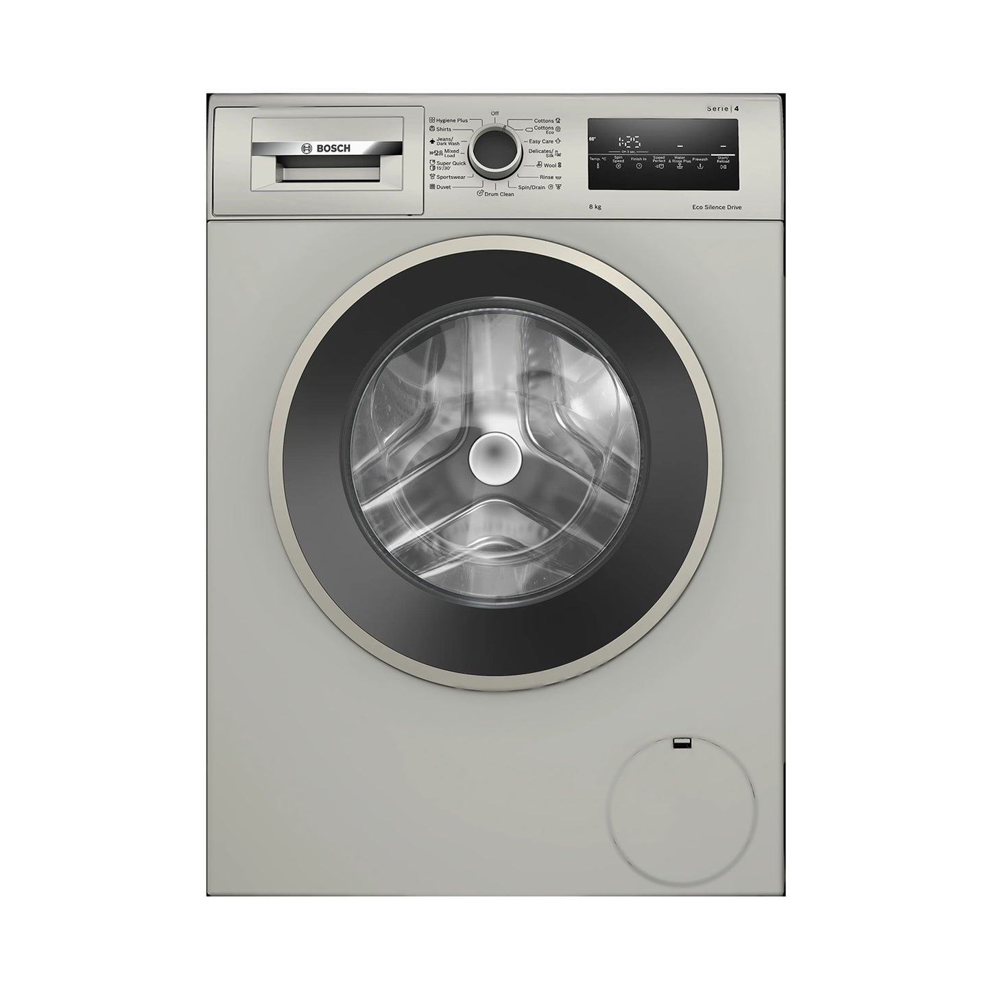 BOSCH Washer Front Load 8KG 1400RPM Series 4 Inox