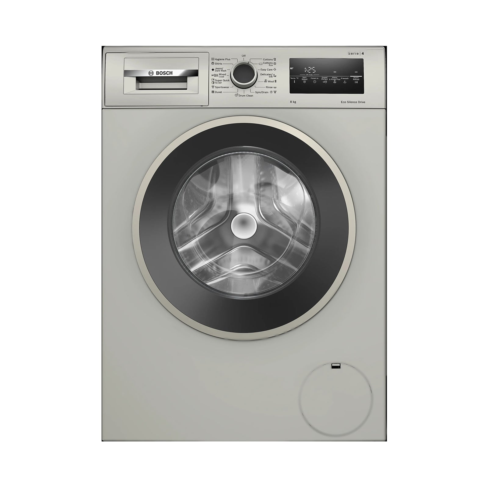 BOSCH Washer Front Load 8KG 1400RPM Series 4 Inox