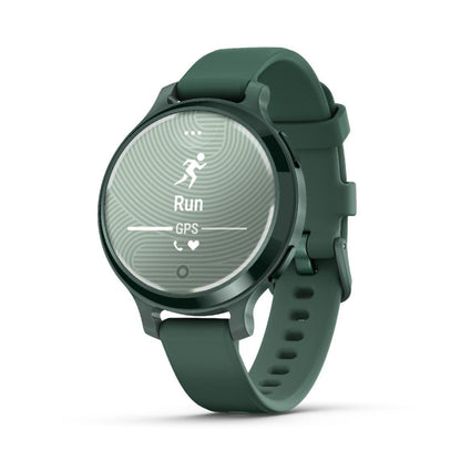 Garmin Lily 2 Active -Green With Jasper Green Silicone Band