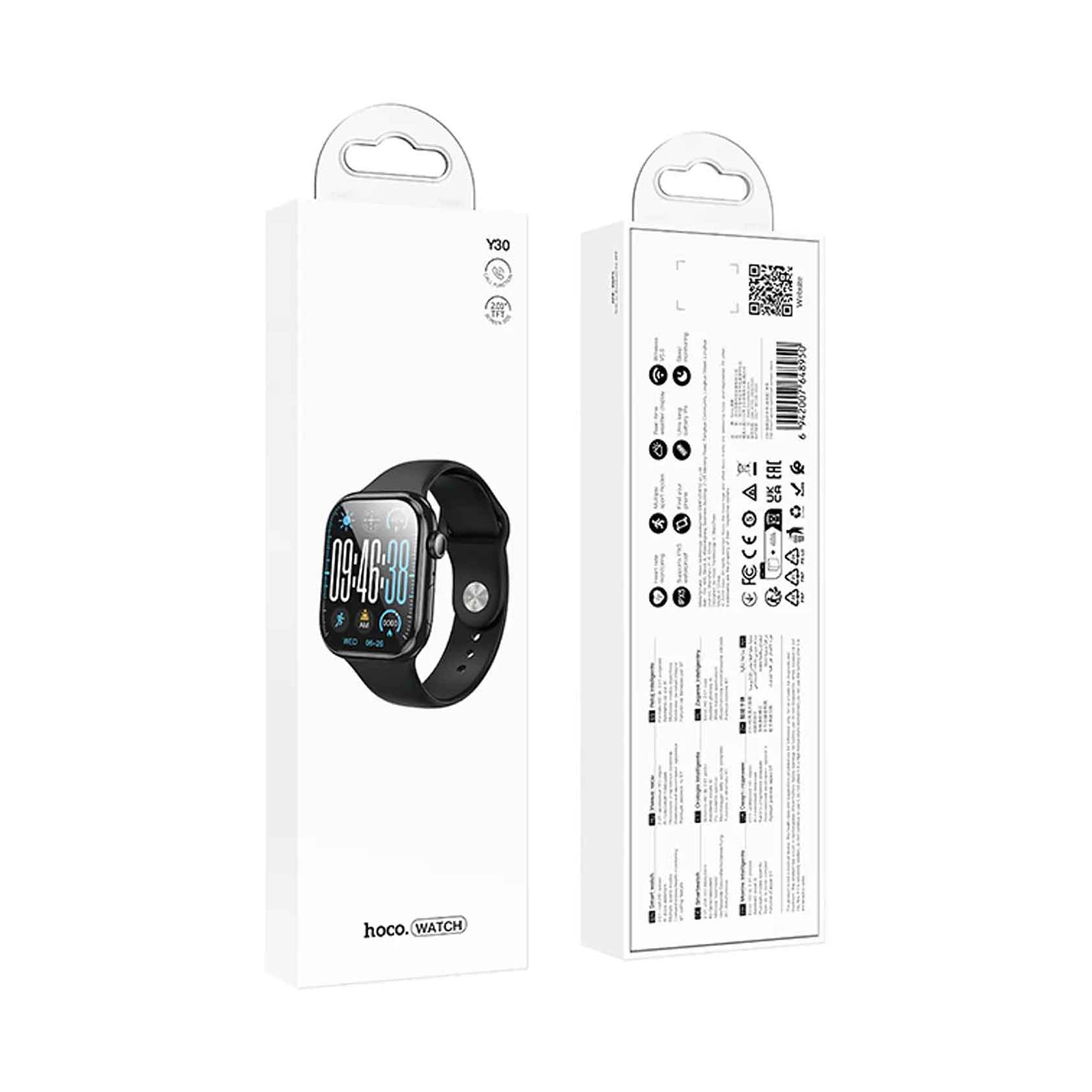 HOCO Y30 Smart Watch - Black