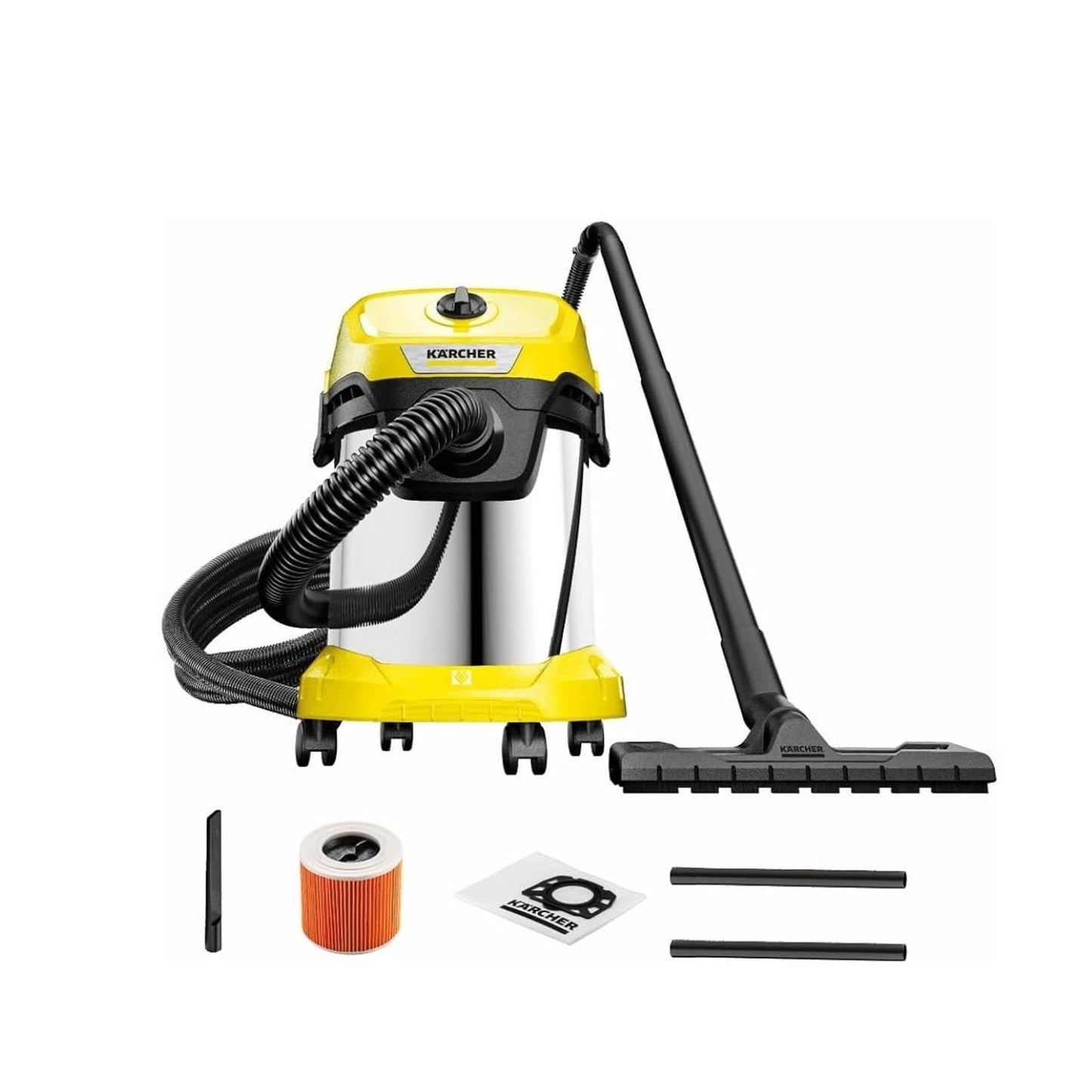 Karcher Vacuum Cleaner Barrel Wet & Dry 1000w 17L