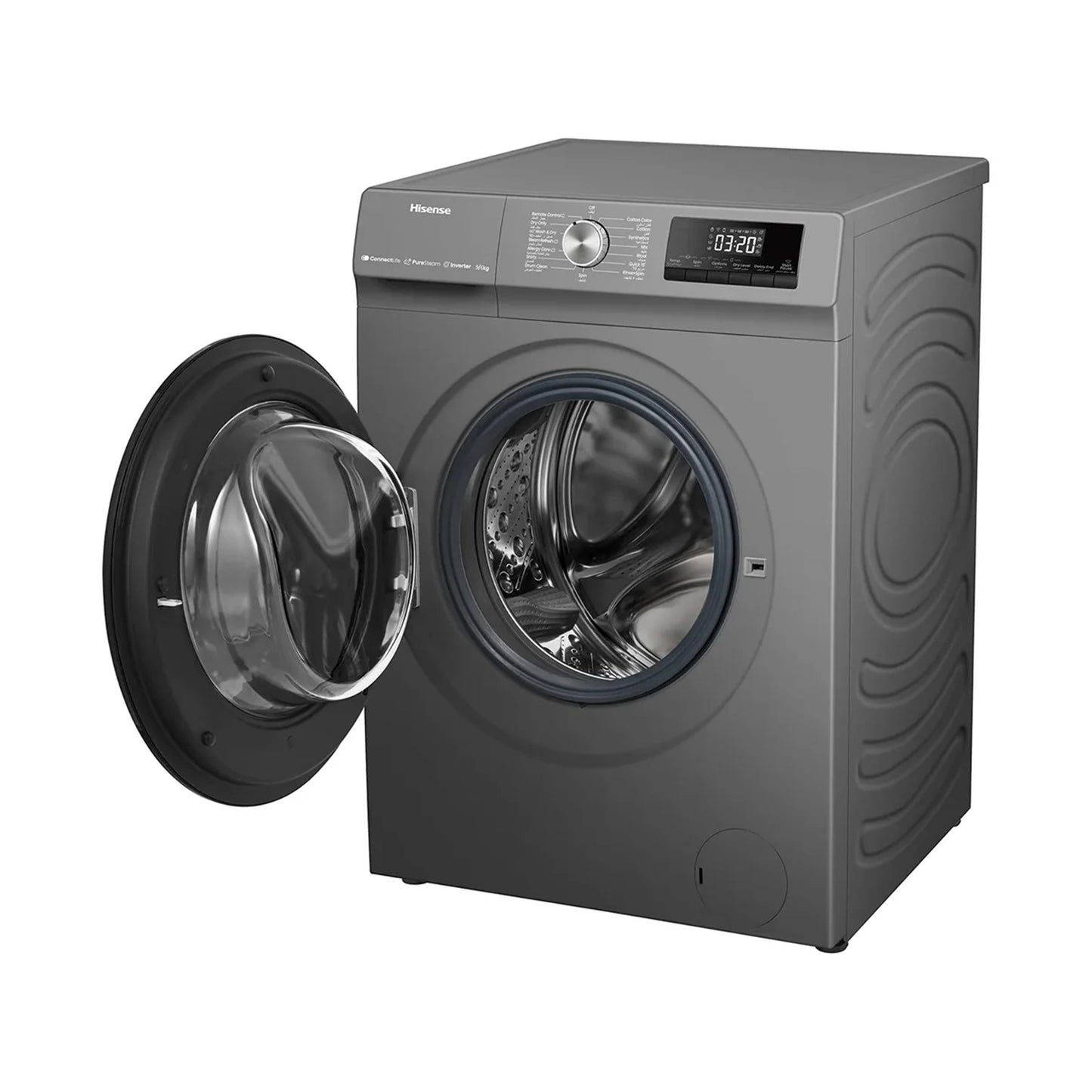 HISENSE Washer/Dryer 9/6Kg Front Load 1400 RPM+Wifi Titanium