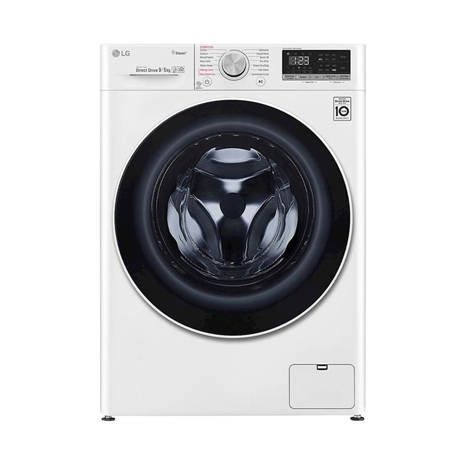 LG Washer + Dryer 9/6 Kg Front Load 1400 RPM White