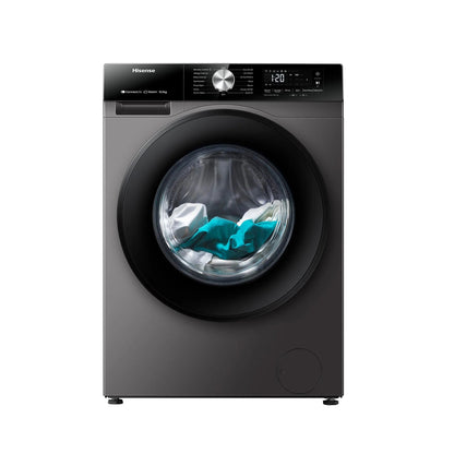 HISENSE Washer Front Load 10.5KG 1400RPM Inverter Titanium HISENSE
