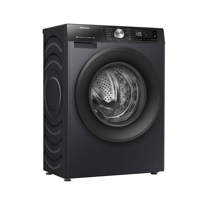 HISENSE Washer Front Load 12 KG 1400 RPM Steam Wifi Silver HISENSE
