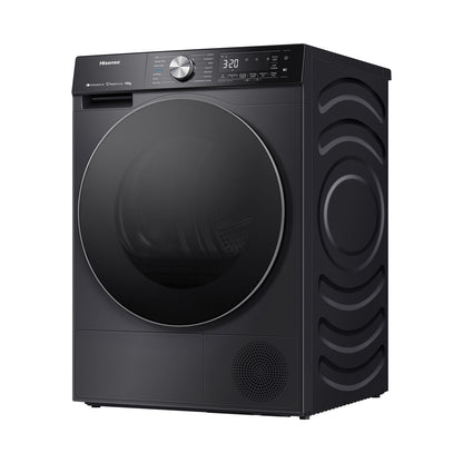 HISENSE Washer Front Load 12 KG 1400RPM A+++  Wi-Fi  Black