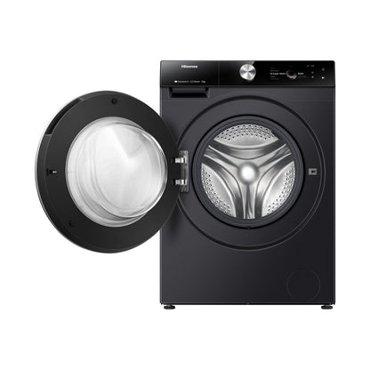 Hisense Washer Front Load 12KG 1400RPM Steam Wifi Black