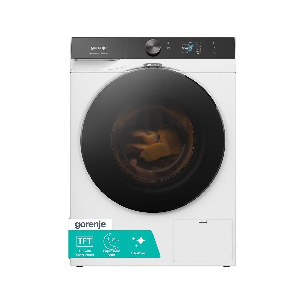 GORENJE Washer Front Load 11KG 1400RPM G800 Titanium GORENJE