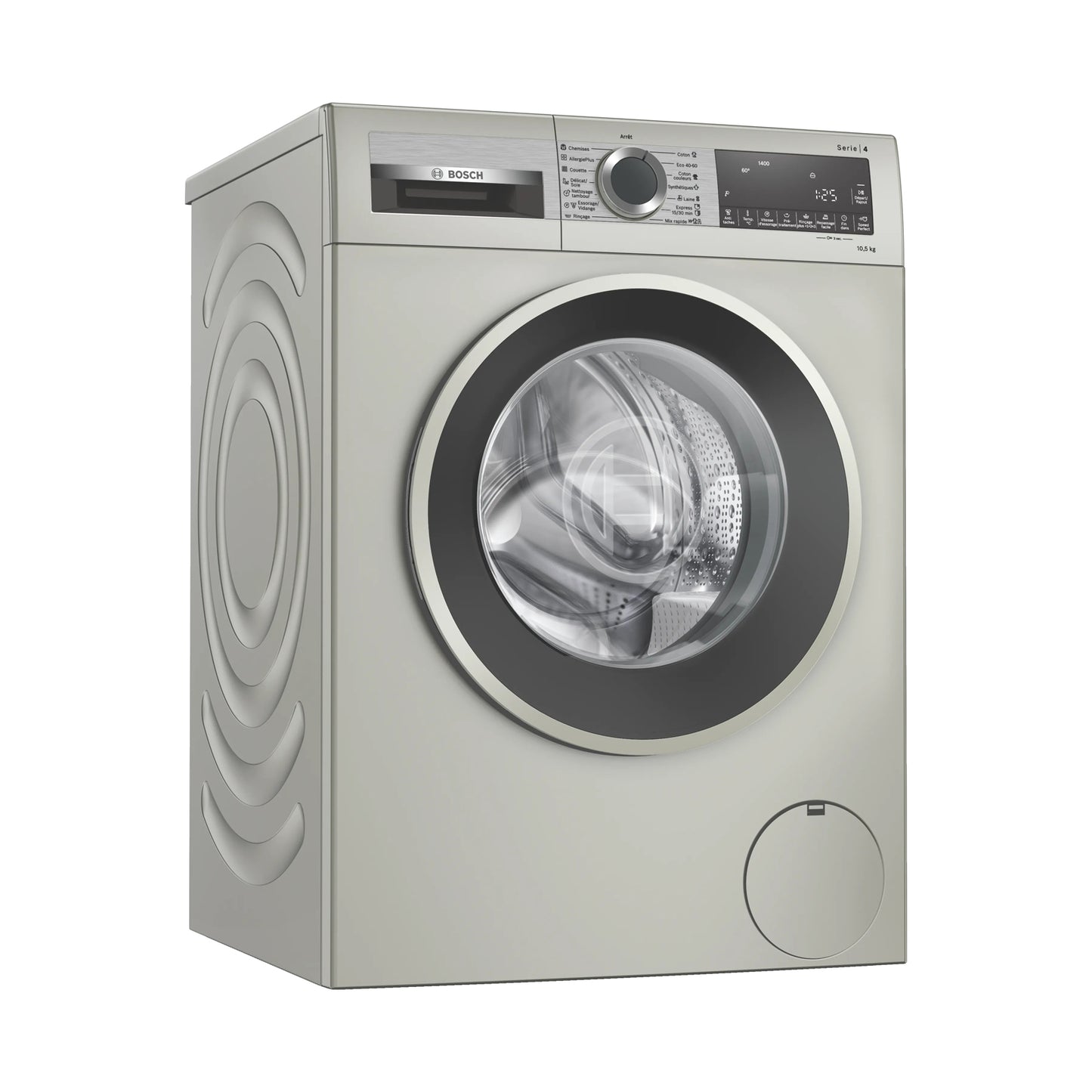 BOSCH Washer Front Load 10.5 Kg 1600 RPM Stainless Steel