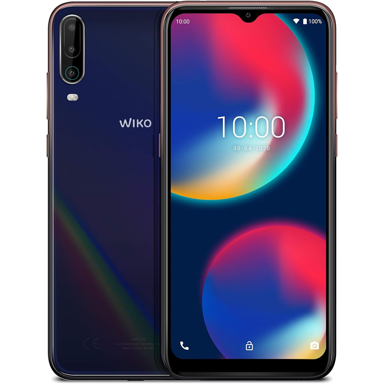 WIKO View 4 Deep Blue  64GB+2GBRAM 6.52''HD+ 1600x720p