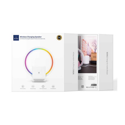 WIWU 2 in 1 Wireless charger speaker