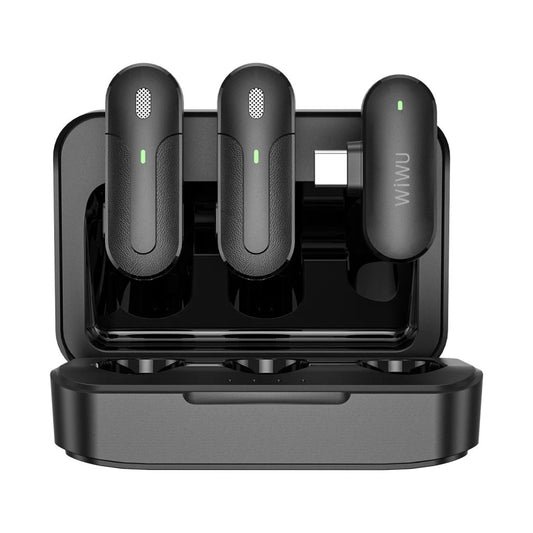 WIWU Portable Mini Wireless Dual Microphone with ANC
