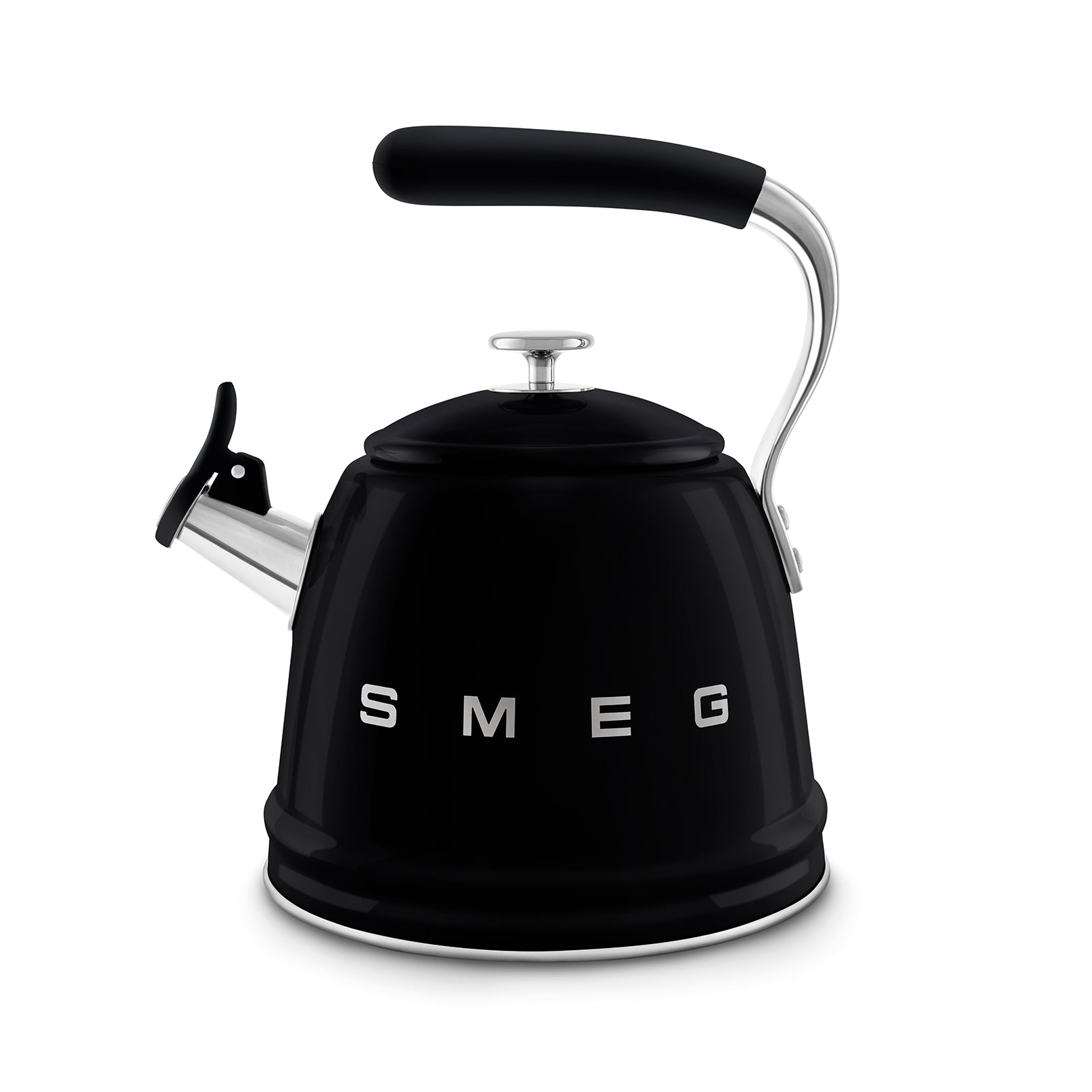 Smeg Retro Kettle  2.3L Whistling Stove  2400w Black