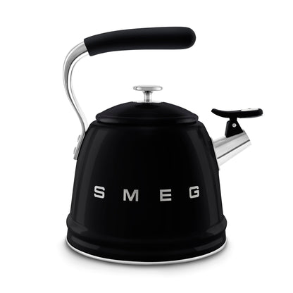 Smeg Whistling Kettle 2.3L Black
