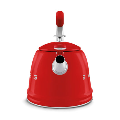Smeg Whistling Kettle 2.3L Red