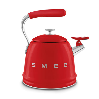 Smeg Whistling Kettle 2.3L Red