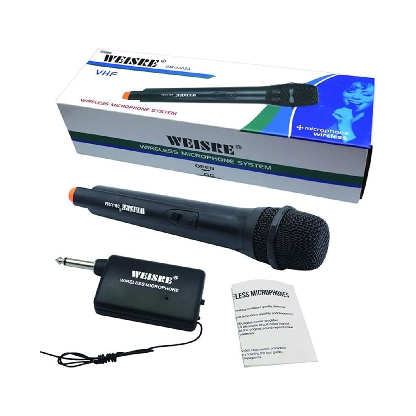 WEISRE VHF WIRELESS MICROPHONE