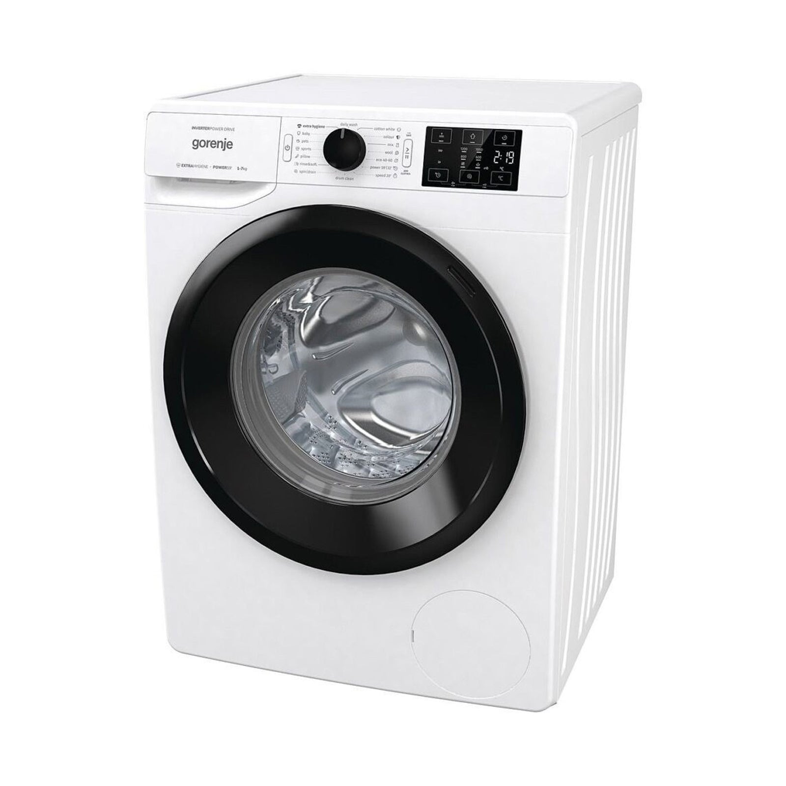 GORENJE Washer 7 Kg Front Load 1200 RPM A+++ Inverter White