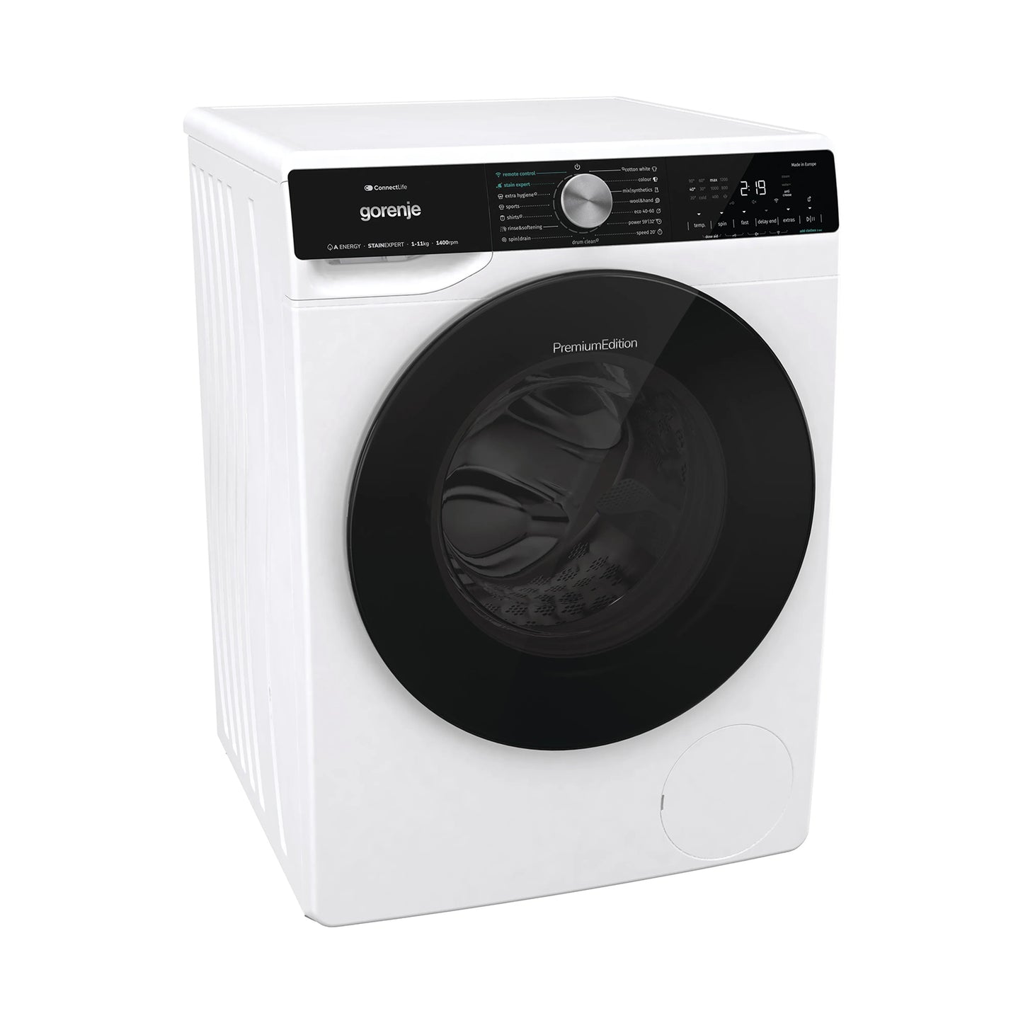GORENJE Washer Front Load 11KG 1400RPM Inverter A-30% White