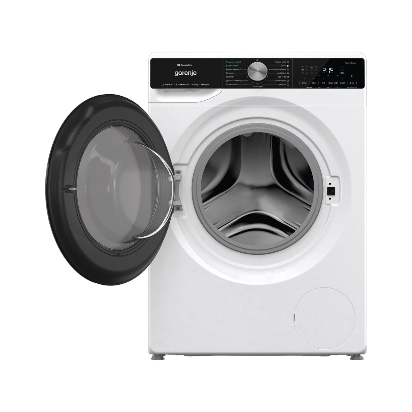GORENJE Washer Front Load 10 KG 1400 RPM A-40% White GORENJE