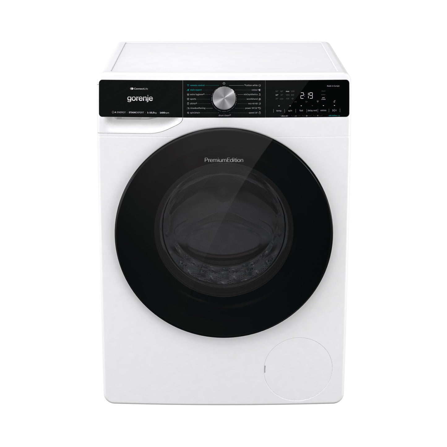 GORENJE Washer 10.5Kg Front Load 1400RPM White