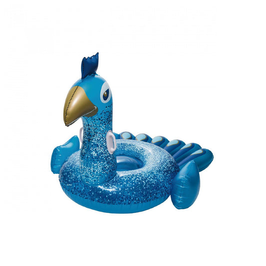 BESTWAY INFLATABLE RIDE ON PEACOCK POOL FLOAT 198 CM *1.64