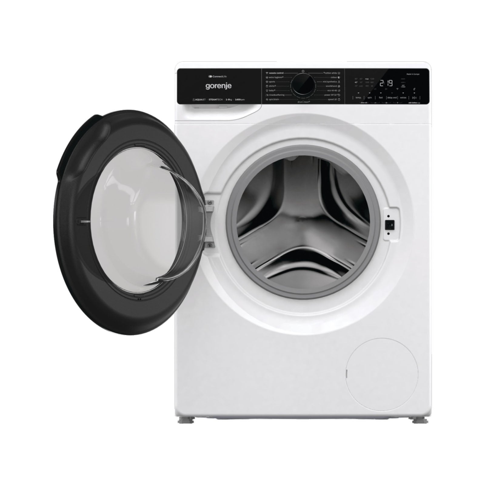 GORENJE Washer Front Load 9KG 1400RPM WIFI A White