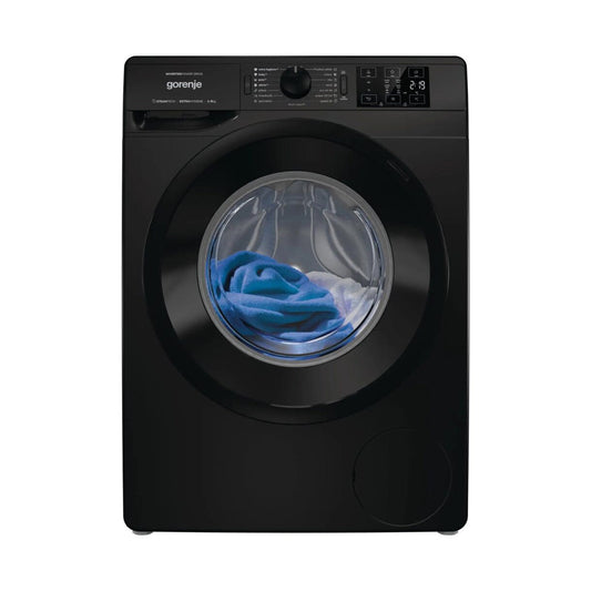 GORENJE Washer Front Load 8KG 1400Rpm Inverter Steam Black