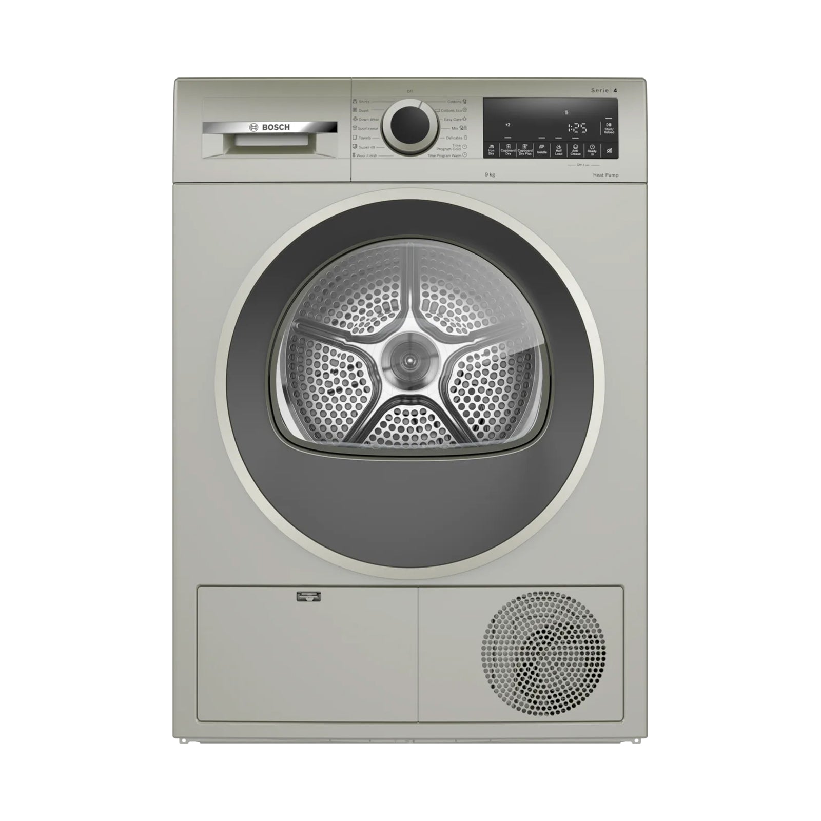BOSCH Dryer 9 Kg Heat Pump Inox