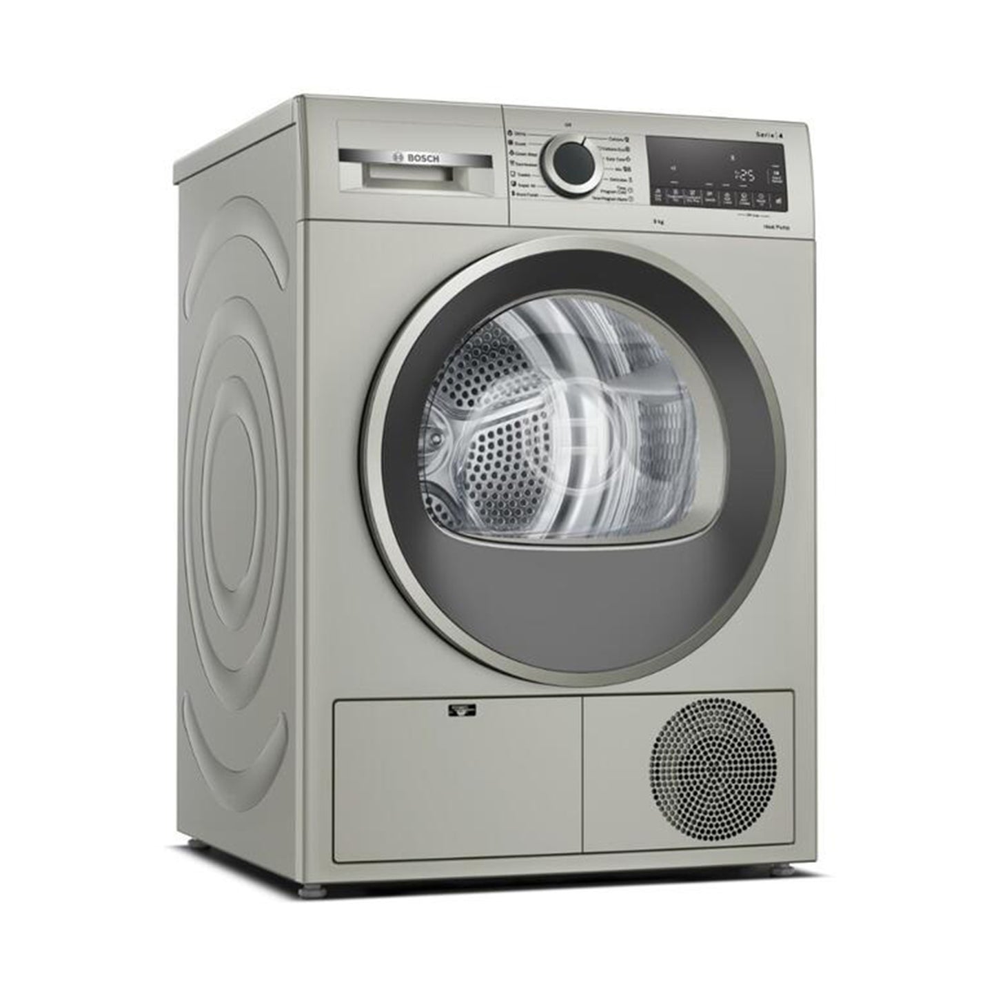 BOSCH Dryer 9 Kg Heat Pump Inox